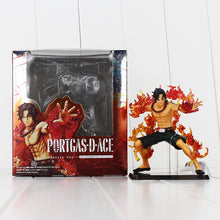 Load image into Gallery viewer, 12cm Anime One Piece Ace Figure Portgas D Ace Battle Ver Model Doll Entei Fire Ace for Collection