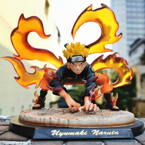 31cm Anime Naruto Figure Shippuden Naruto Uzumaki Collectible Model PVC Action Toys