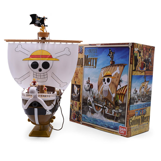 Anime One Piece  Going Merry Doll Collectible Model Toy Christmas Gift