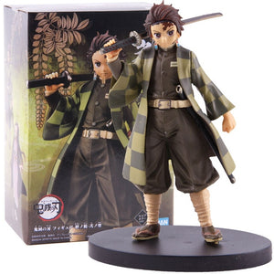 Demon Slayer Kimetsu No Yaiba Nezuko Kamado Tanjirou Hashibira Inosuke Zenitsu Agatsuma Figure Action PVC Collectible Model Toy