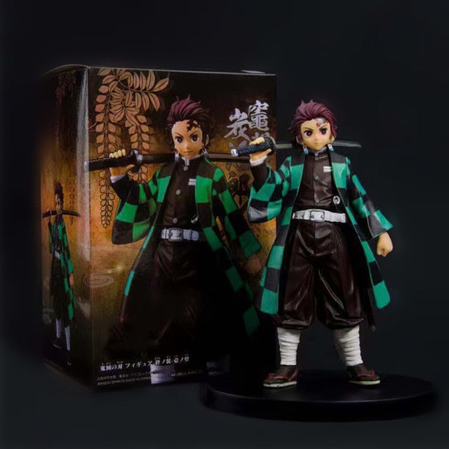 Demon Slayer Kimetsu no Yaiba anime Figure Tanjiro Kamado Action Figure Model toys